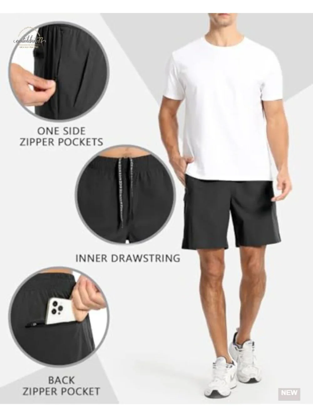 Men's Quick Dry Athletic Shorts 7